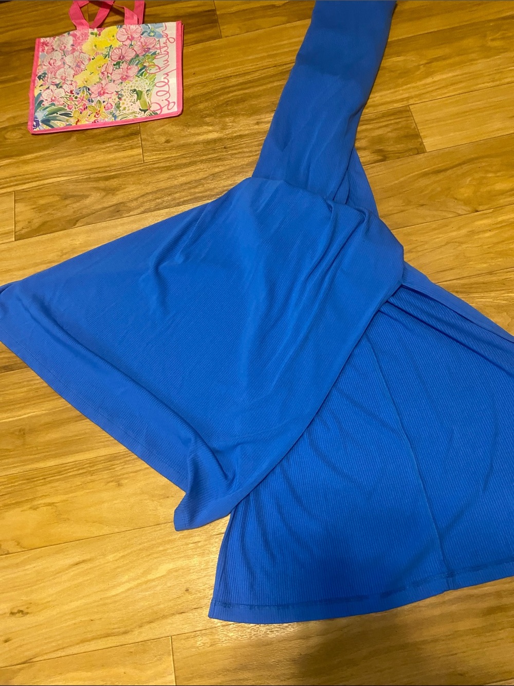 Gorgeous Lilly Pulitzer Sleeveless Royal Blue Maxi Dress; size XL - Picture 7 of 7